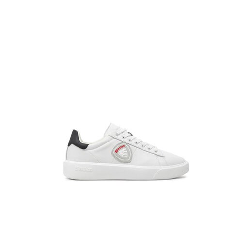 Blauer Sneakersy S4BUCK02/LES Biały ze sklepu MODIVO w kategorii Trampki męskie - zdjęcie 172187637