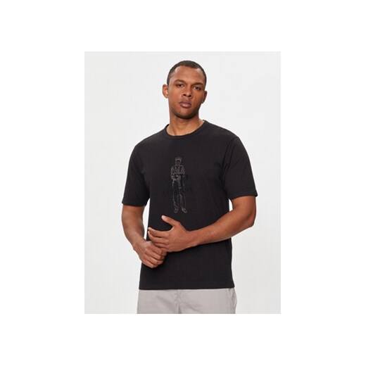 C.P. Company T-Shirt 16CMTS302A006057O Czarny Regular Fit ze sklepu MODIVO w kategorii T-shirty męskie - zdjęcie 172187729