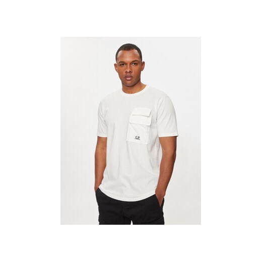 C.P. Company T-Shirt 16CMTS211A005697G Biały Regular Fit ze sklepu MODIVO w kategorii T-shirty męskie - zdjęcie 172187756