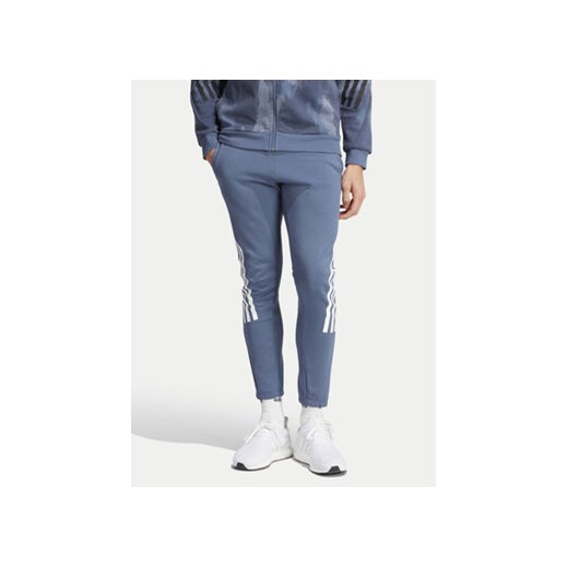 Spodnie męskie niebieskie Adidas sportowe