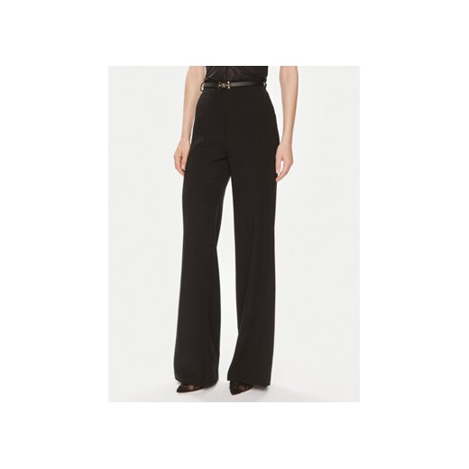 Elisabetta Franchi Spodnie materiałowe PA-053-42E2-5895 Czarny Relaxed Fit ze sklepu MODIVO w kategorii Spodnie damskie - zdjęcie 172187825
