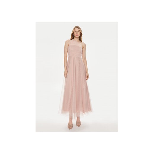 Kontatto Sukienka wieczorowa SU308 Różowy Regular Fit ze sklepu MODIVO w kategorii Sukienki - zdjęcie 172187866