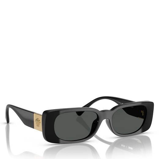 Okulary przeciwsłoneczne Versace 0VK4003U GB1/87 Czarny Versace 47 eobuwie.pl