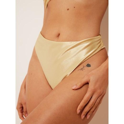 Mohito - Złoty dół od bikini - złoty ze sklepu Mohito w kategorii Stroje kąpielowe - zdjęcie 172189608