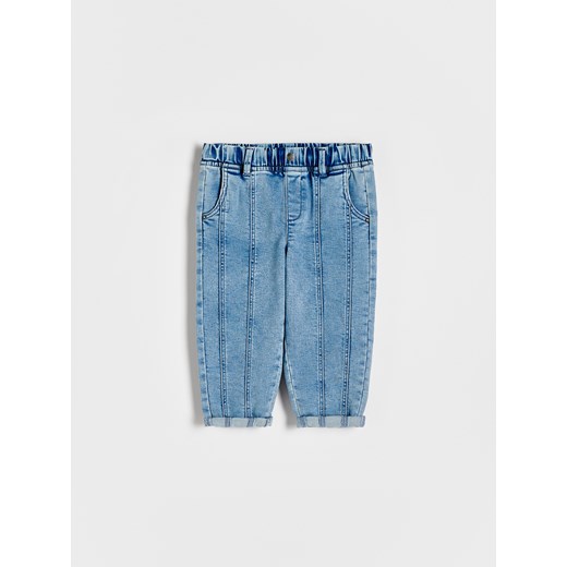 Reserved - Jeansy relaxed fit - niebieski ze sklepu Reserved w kategorii Spodnie i półśpiochy - zdjęcie 172189946
