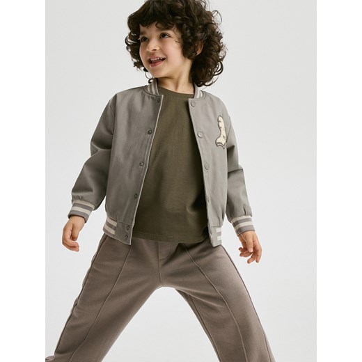 Reserved - Kurtka bomber oversize - brązowy Reserved 104 (3-4 lata) Reserved
