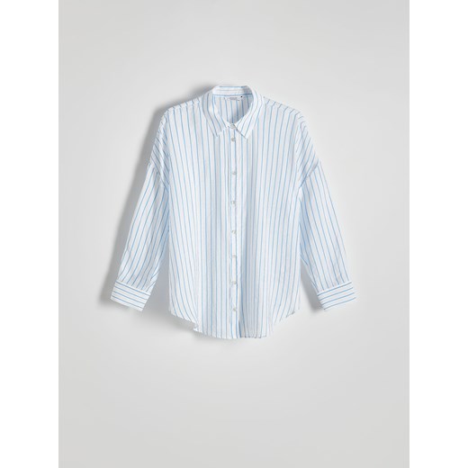 Reserved - Koszula w paski - jasnoniebieski ze sklepu Reserved w kategorii Koszule damskie - zdjęcie 172190347