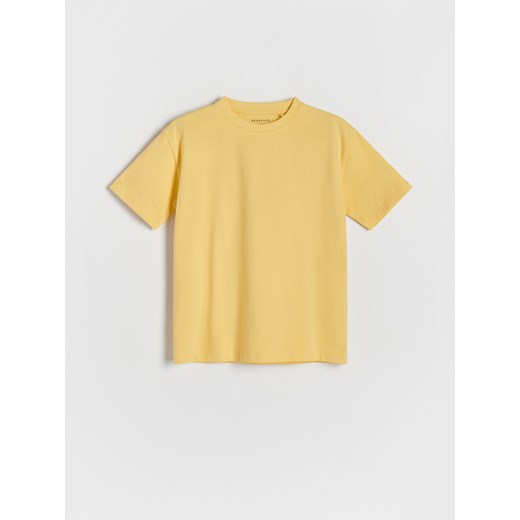 Reserved - Bawełniany t-shirt oversize - pomarańczowy ze sklepu Reserved w kategorii T-shirty chłopięce - zdjęcie 172194678