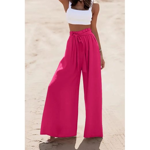 Spodnie ROSINITA FUCHSIA ze sklepu Ivet Shop w kategorii Spodnie damskie - zdjęcie 172195539