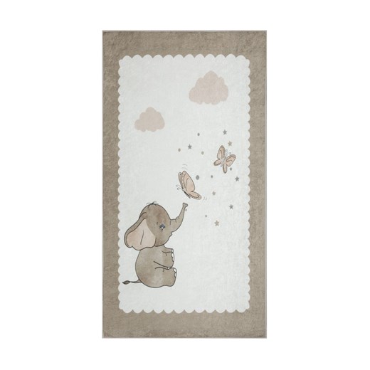 Dywanik łazienkowy baby1 80 x 150 cm beżowy ze sklepu 5.10.15 w kategorii Tekstylia dziecięce - zdjęcie 172195579