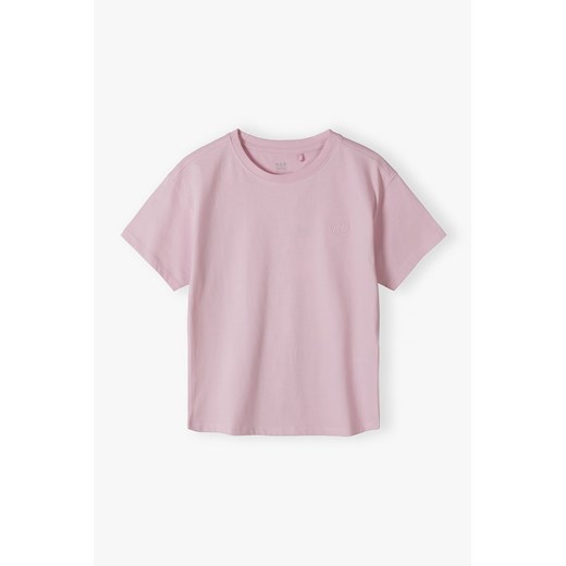 Różowy t-shirt dziewczęcy - Limited Edition ze sklepu 5.10.15 w kategorii Bluzki dziewczęce - zdjęcie 172195597