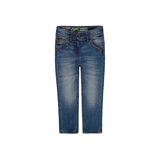 Dziewczęce jeansy z przetarciami niebieskie ze sklepu 5.10.15 w kategorii Spodnie dziewczęce - zdjęcie 172195627