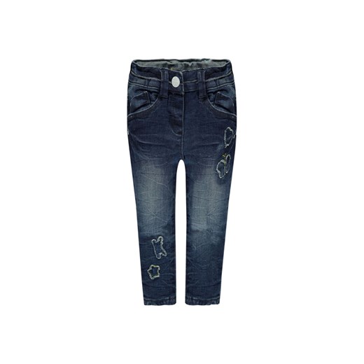 Dziewczęce spodnie jeansowe niebieskie ze sklepu 5.10.15 w kategorii Spodnie dziewczęce - zdjęcie 172195708