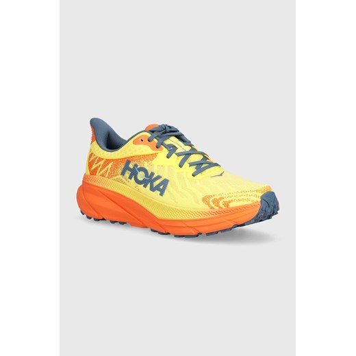 Hoka One One buty do biegania Challenger ATR 7 kolor żółty 1134497 ze sklepu ANSWEAR.com w kategorii Buty sportowe męskie - zdjęcie 172197685