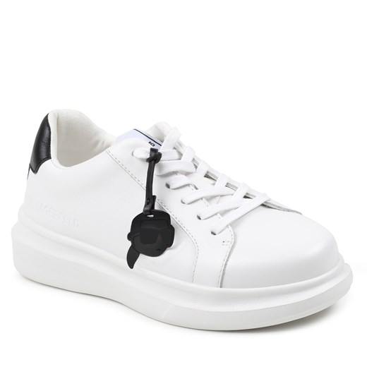 Sneakersy Karl Lagerfeld Kids Z30009 M Biały ze sklepu eobuwie.pl w kategorii Buty sportowe dziecięce - zdjęcie 172200196