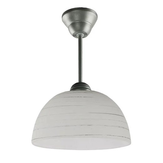 Szklana lampa wisząca E501-Cyrkonix - popiel ze sklepu Edinos.pl w kategorii Lampy wiszące - zdjęcie 172200355