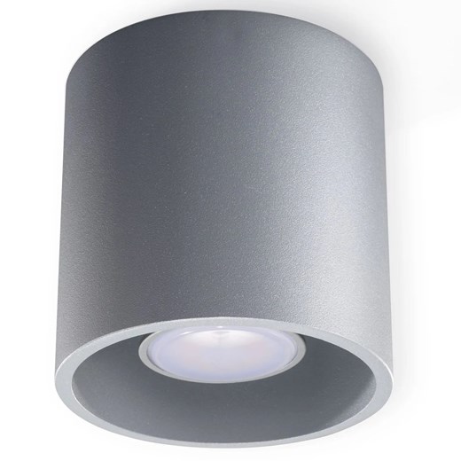 Nowoczesny plafon tuba E760-Orbil - szary Lumes One Size Edinos.pl