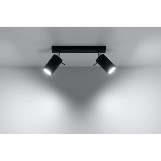 Halogenowy plafon LED E782-Rins - czarny Lumes One Size Edinos.pl