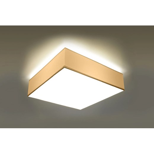 Elegancki kwadratowy plafon E796-Horux - biały Lumes One Size Edinos.pl