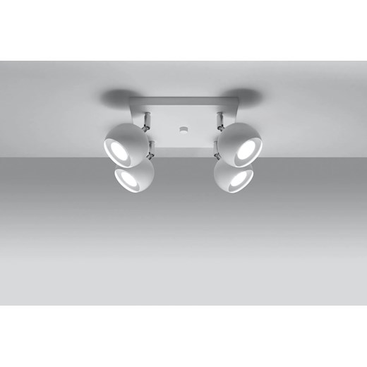 Kwadratowy plafon regulowany E811-Oculars - biały Lumes One Size Edinos.pl