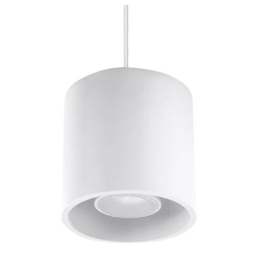 Minimalistyczna lampa wisząca E815-Orbil - biały Lumes One Size Edinos.pl