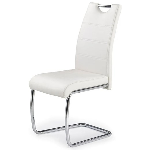 Minimalistyczne krzesło Elrond - białe ze sklepu Edinos.pl w kategorii Krzesła - zdjęcie 172201299