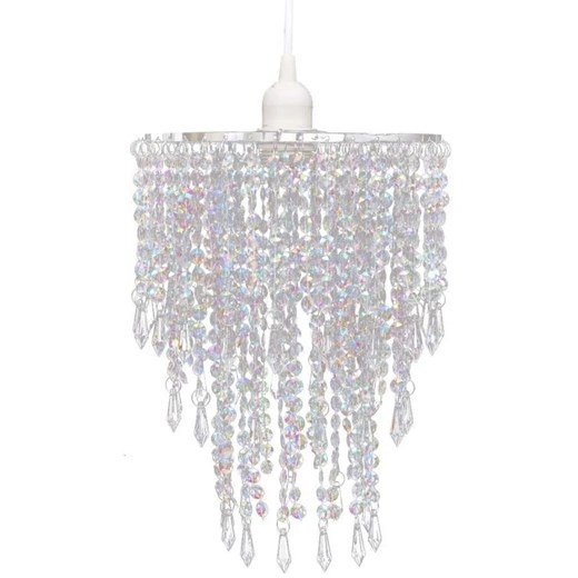 Okrągła kryształowa lampa wisząca - E-986-Kristal Lumes One Size Edinos.pl