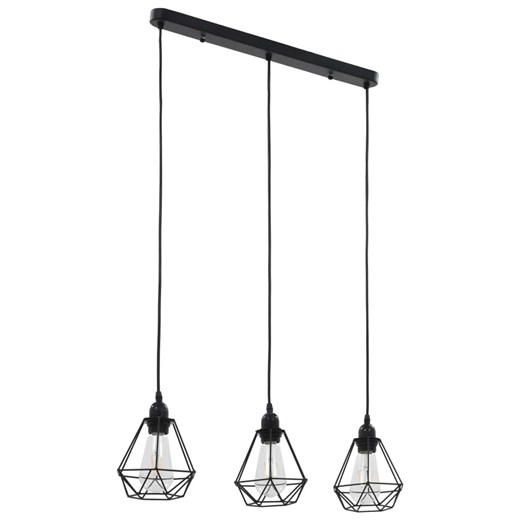 Czarna lampa wisząca nad stół - EX178 D1-R88 ze sklepu Edinos.pl w kategorii Lampy wiszące - zdjęcie 172201947