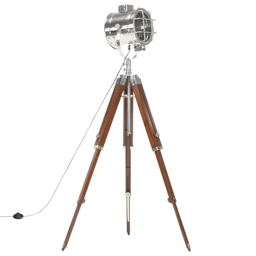Brązowa lampa podłogowa regulowana - EX193-Savita Lumes One Size Edinos.pl