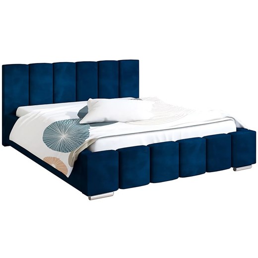 Tapicerowane łóżko 160x200 Galbano 3X - 36 kolorów ze sklepu Edinos.pl w kategorii Łóżka i materace - zdjęcie 172202026