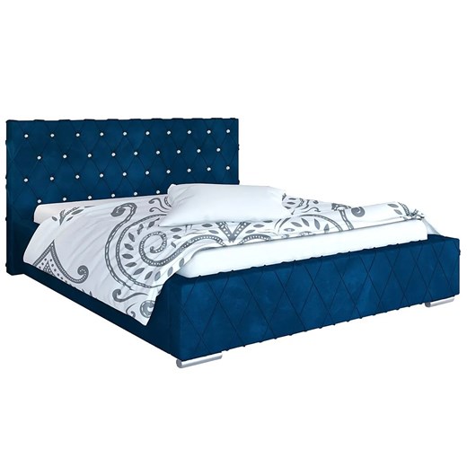 Pikowane łóżko małżeńskie 200x200 Loban 3X - 36 kolorów Elior One Size Edinos.pl