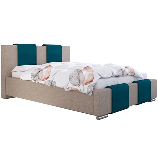 Tapicerowane łóżko małżeńskie 200x200 Lamar 3X - 36 kolorów Elior One Size Edinos.pl