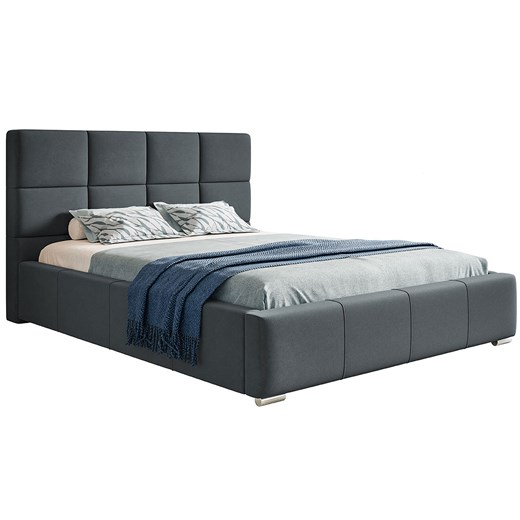 Podwójne łóżko z zagłówkiem 140x200 Campino 2X - 36 kolorów Elior One Size Edinos.pl