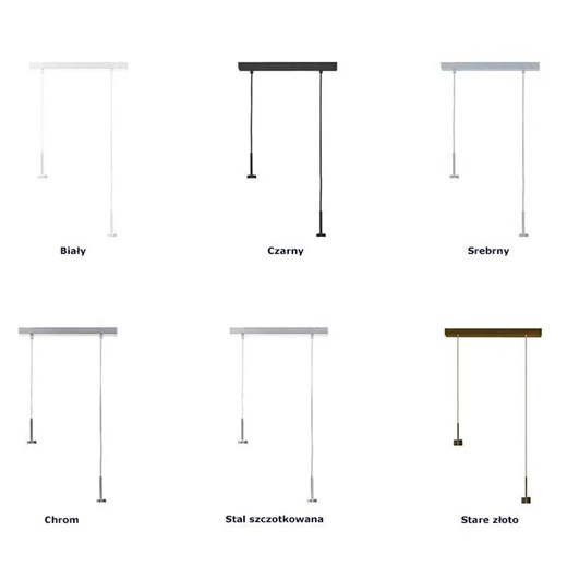 Lampa wisząca glamour na srebrnym stelażu - EX372-Madero - 5 kolorów Lumes One Size Edinos.pl