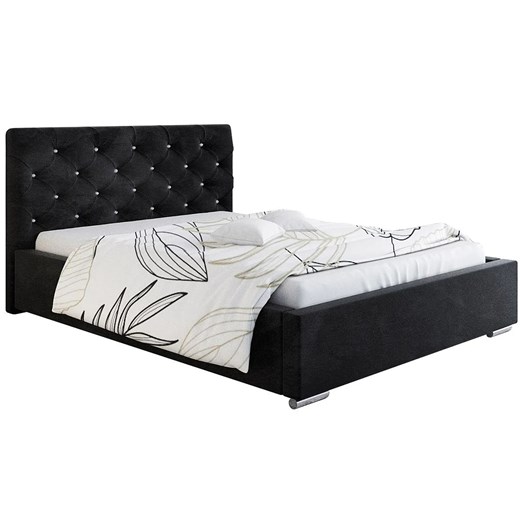 Tapicerowane łóżko ze schowkiem 200x200 Loran 3X - 36 kolorów ze sklepu Edinos.pl w kategorii Łóżka i materace - zdjęcie 172202979