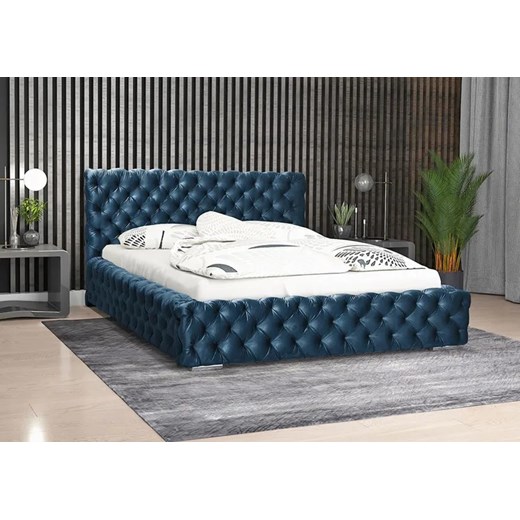 Jednoosobowe łóżko z pojemnikiem 120x200 Sari 3X - 36 kolorów Elior One Size Edinos.pl