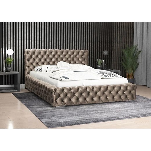 Podwójne łóżko z pojemnikiem 140x200 Sari 2X - 36 kolorów Elior One Size Edinos.pl