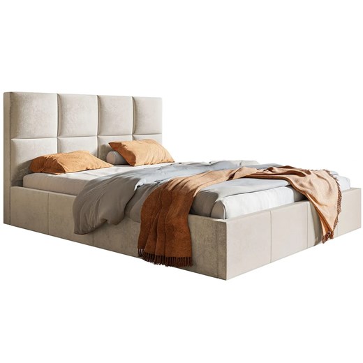 Jednoosobowe łóżko z pojemnikiem 120x200 Nikos 3X - 36 kolorów Elior One Size Edinos.pl okazyjna cena