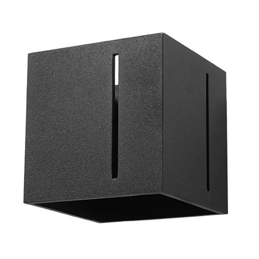 Czarny minimalistyczny kinkiet kostka - EX525-Pixan Lumes One Size Edinos.pl