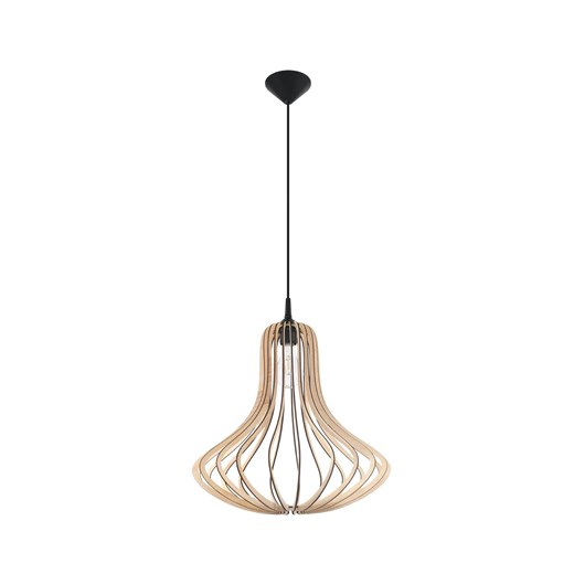 Skandynawska lampa wisząca drewniana - EX565-Elzi Lumes One Size Edinos.pl