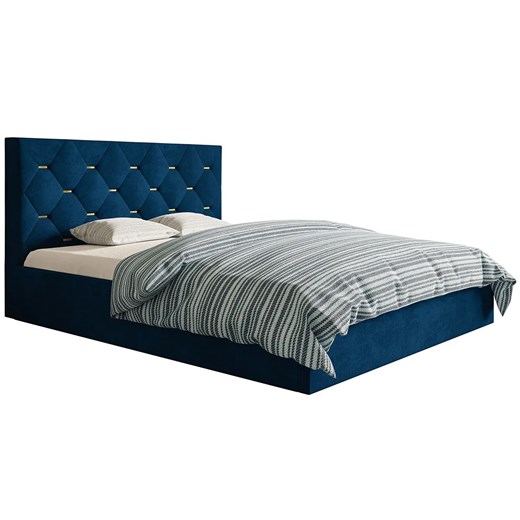 Podwójne łóżko pikowane glamour 180x200 Noble 2X - 36 kolorów ze sklepu Edinos.pl w kategorii Łóżka i materace - zdjęcie 172203777