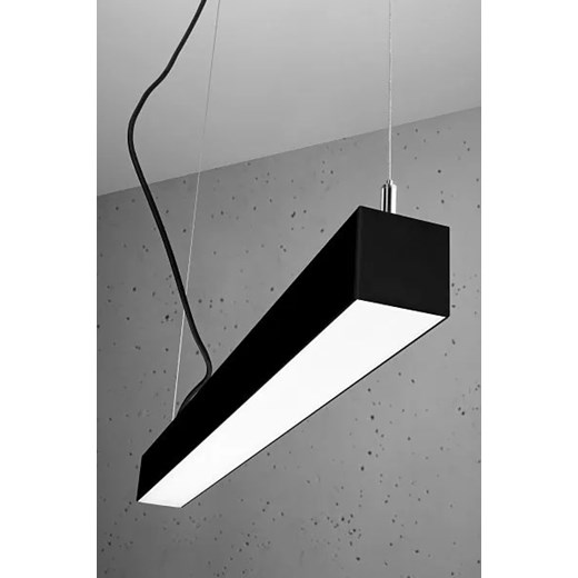 Czarna liniowa lampa wisząca LED 3000 K - EX615-Pini Lumes One Size Edinos.pl