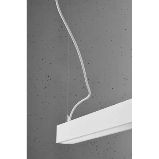 Biała lampa wisząca LED biurowa 4000 K - EX618-Pini Lumes One Size Edinos.pl