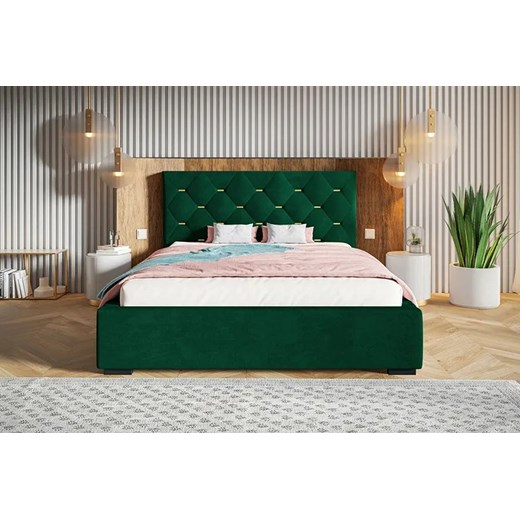 Podwójne łóżko pikowane 180x200 Abello 3X - 36 kolorów Elior One Size Edinos.pl