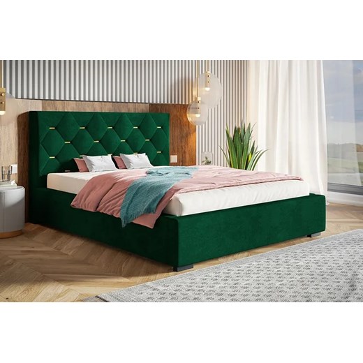 Podwójne łóżko pikowane 180x200 Abello 3X - 36 kolorów Elior One Size Edinos.pl