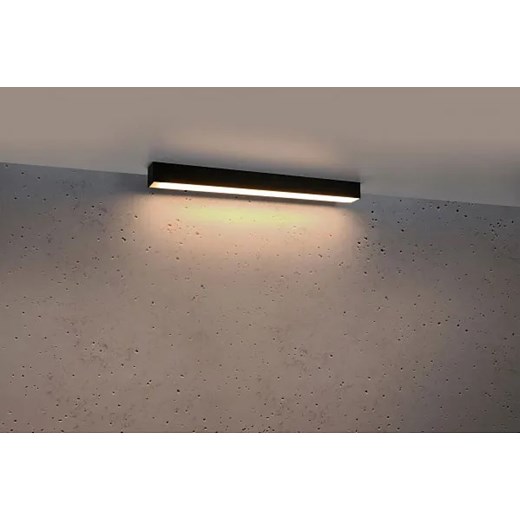 Czarny nowoczesny plafon LED 3000 K - EX623-Pini Lumes One Size Edinos.pl