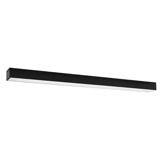 Czarny plafon LED liniowy 4000 K - EX628-Pini ze sklepu Edinos.pl w kategorii Lampy sufitowe - zdjęcie 172204269