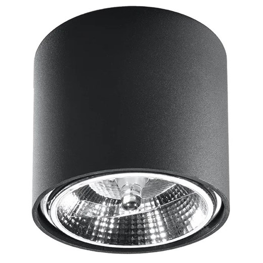 Czarny industrialny plafon LED tuba - 5X EX655 K6-R06 ze sklepu Edinos.pl w kategorii Lampy sufitowe - zdjęcie 172204475