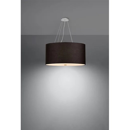 Czarny okrągły żyrandol nad stół 60 cm - EX690-Otti Lumes One Size Edinos.pl