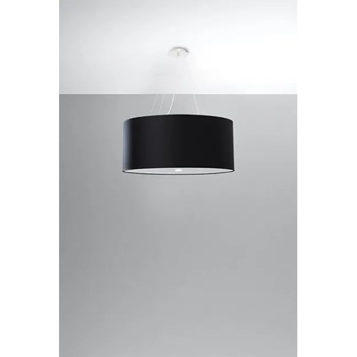 Czarny okrągły żyrandol nad stół 60 cm - EX690-Otti Lumes One Size Edinos.pl